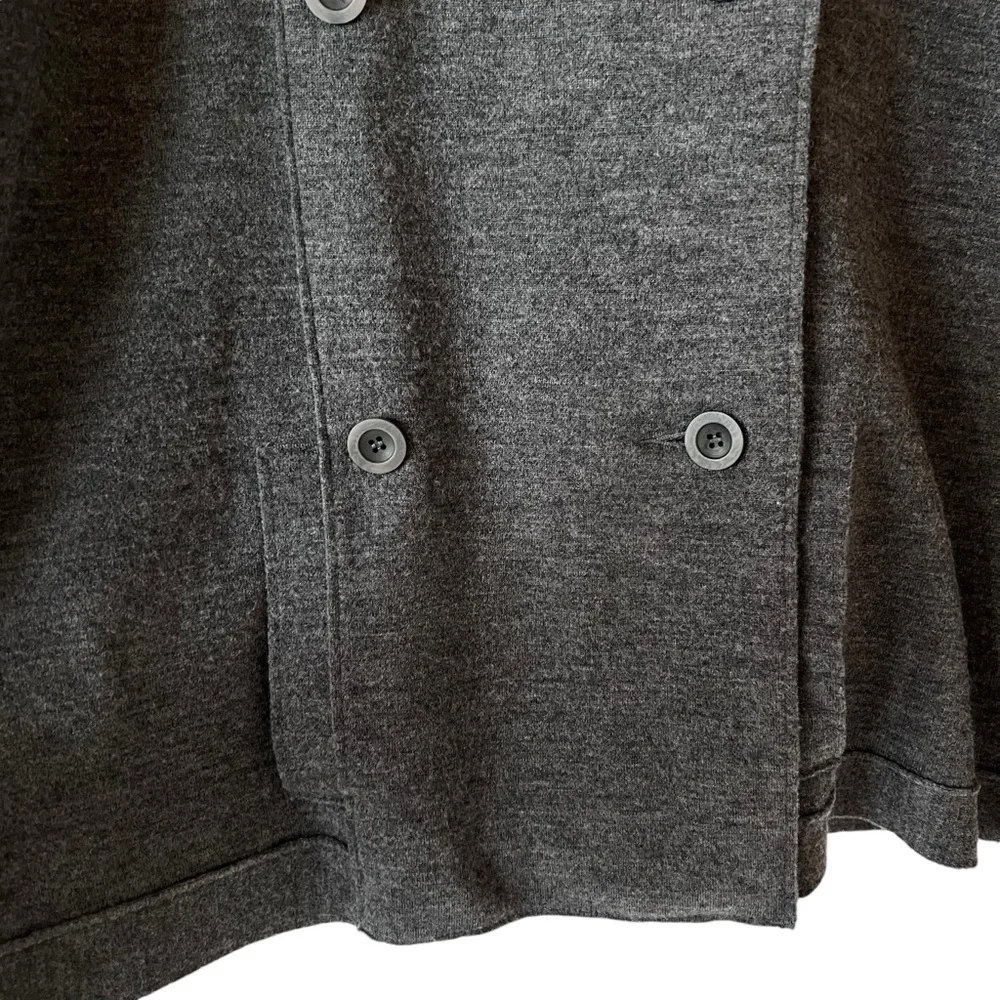Eileen Fisher Wool Blend Double-Breasted Jacket Size XL